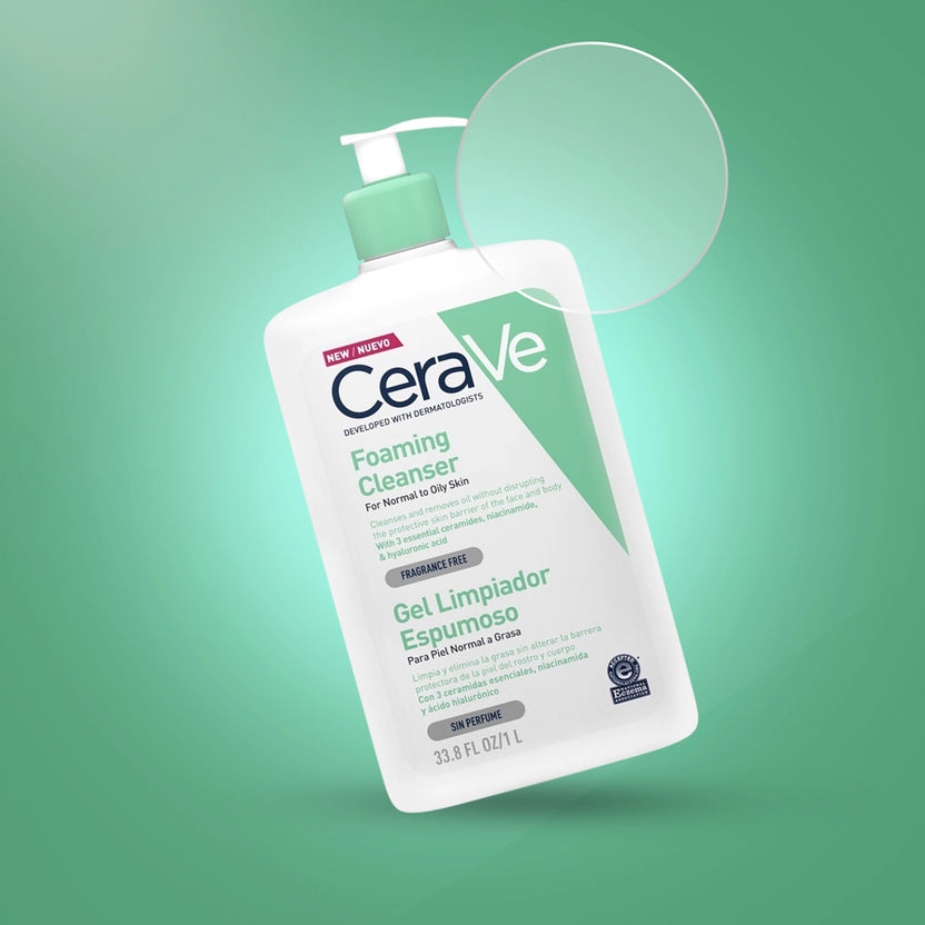 CeraVe Foaming Cleanser For Normal to Oily Skin