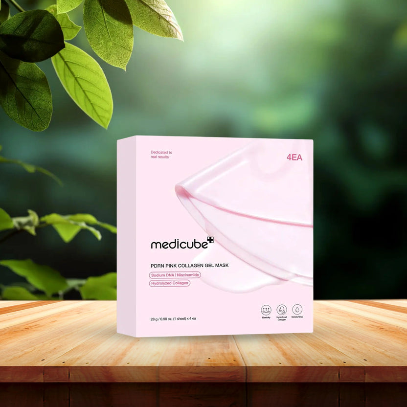 Medicube PDRN Pink Collagen GEL Mask pack of 4