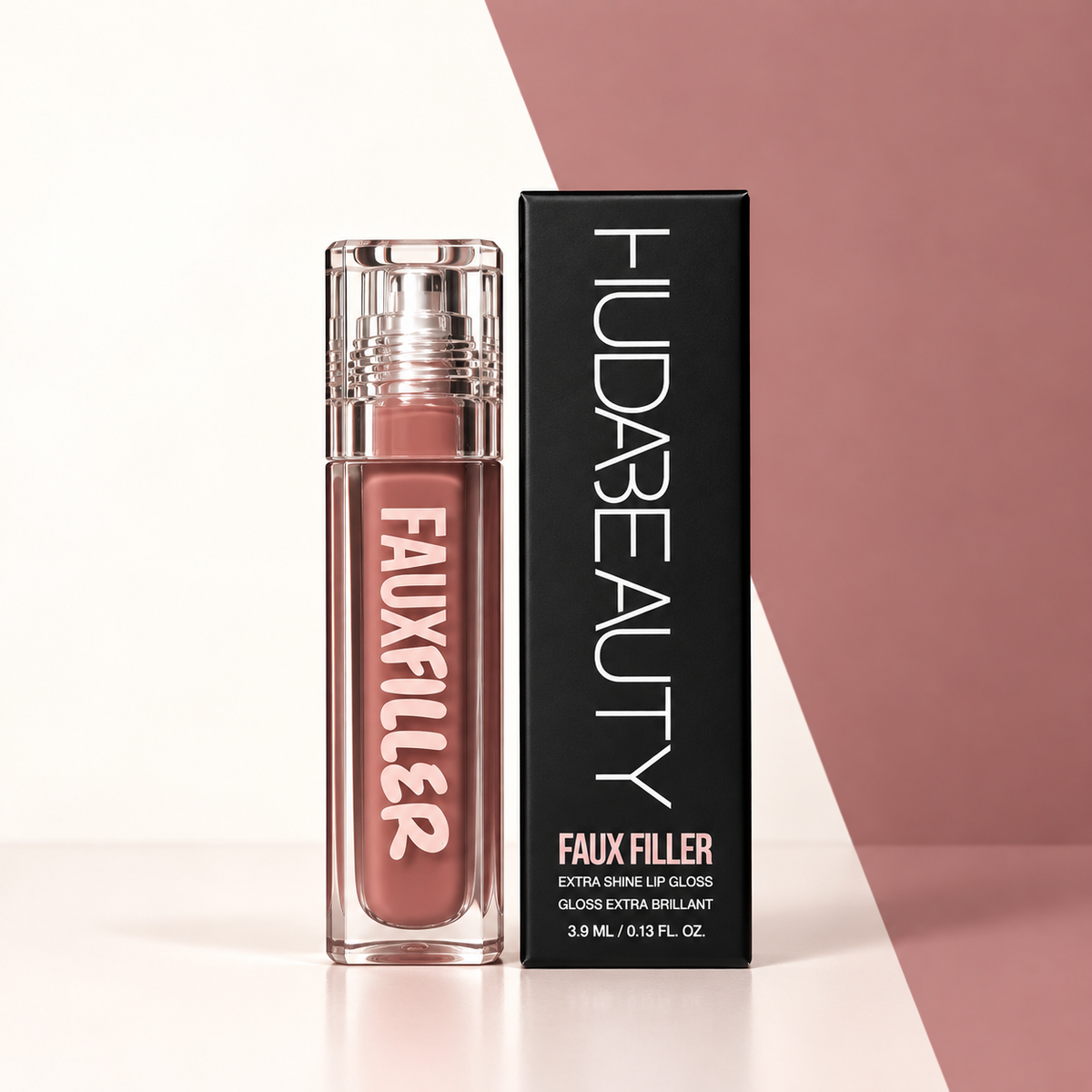 Huda Beauty FAUX FILLER Extra Shine Lip Gloss