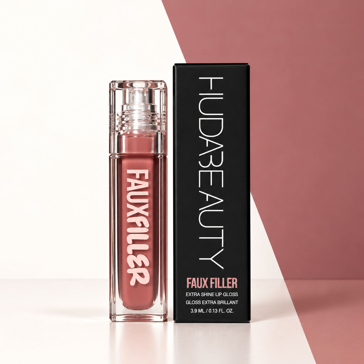Huda Beauty FAUX FILLER Extra Shine Lip Gloss
