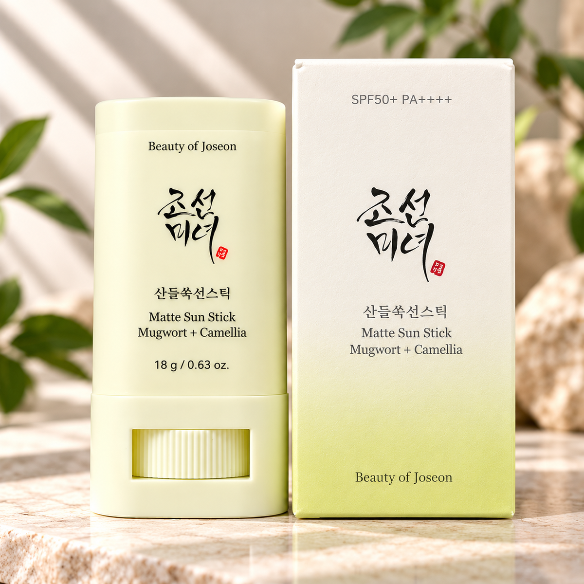 Beauty of Joseon Matte Sun Stick Mugwort + Camellia SPF50+ PA++++ – 18g