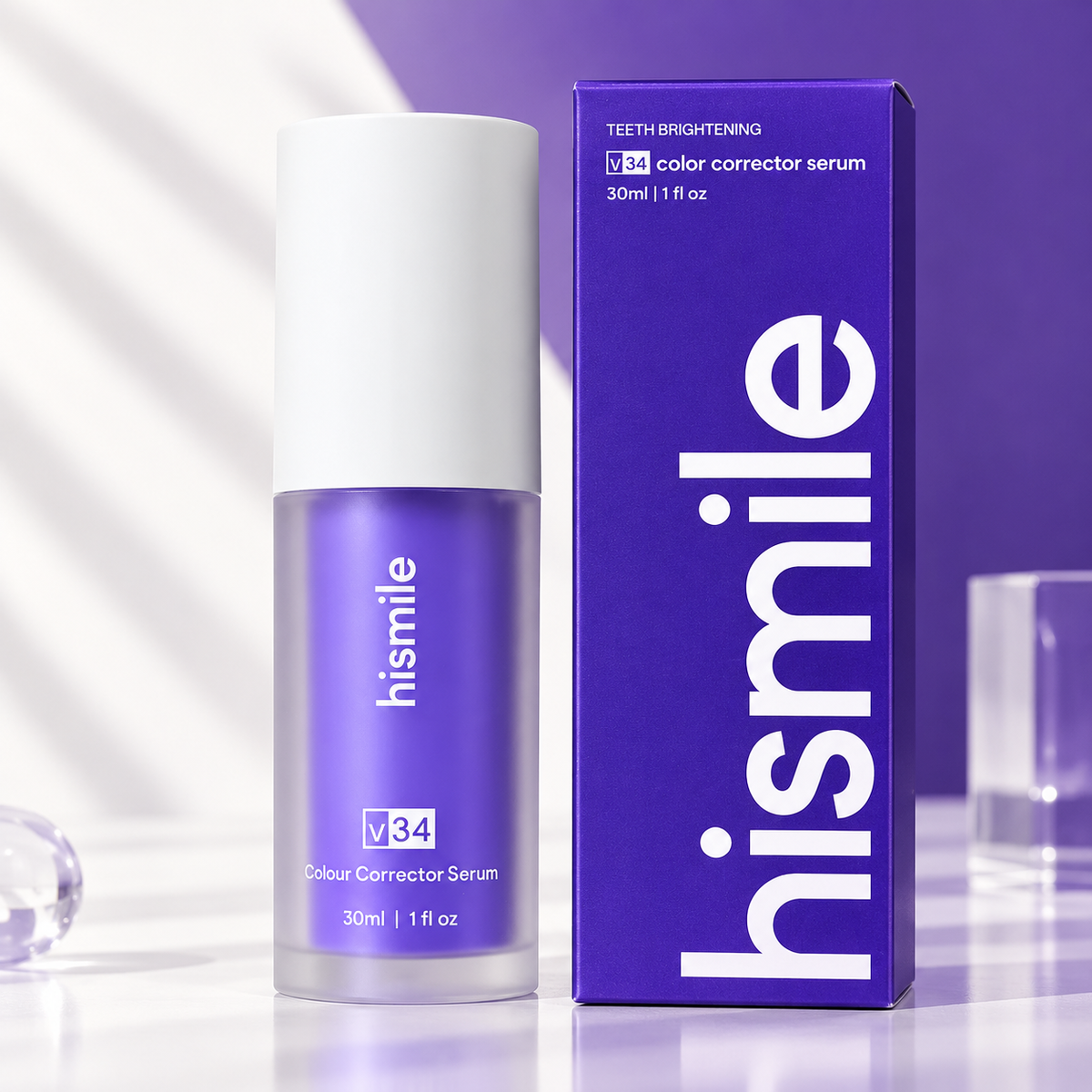 Hismile V34 Colour Corrector Serum – Teeth Brightening – 30ml